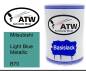 Preview: Mitsubishi, Light Blue Metallic, B70: 500ml Lackdose, von ATW Autoteile West.